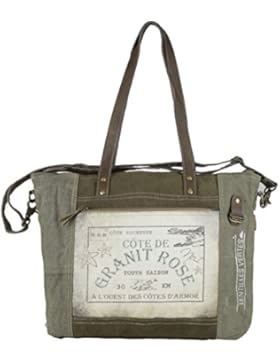 Sunsa Damen Vintage Tasche Shopper Umhängetasche Schultertasche Handtasche aus Canvas