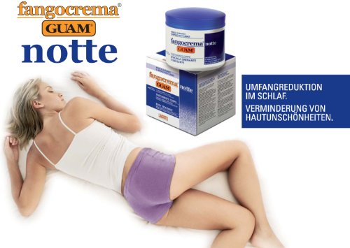 Guam Fangocrema Notte 500 ml Dose zur Anwendung über Nacht für eine schlankere und schönere Silhouette - 2