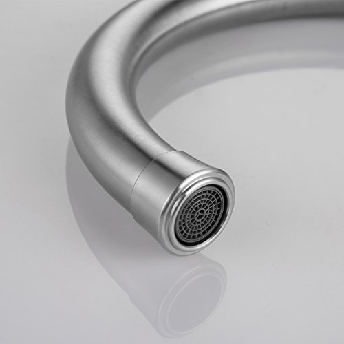 BONADE 360° Schwenkbar Auslauf Edelstahl Küchenarmatur Wasserhahn Küche für Bad Badenzimmer Waschbecken - 7