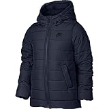 Nike G Nsw Jkt Vctry Padded-Mid Jacket for Girls, Blue (Obsidian / Obsidian / Black), S