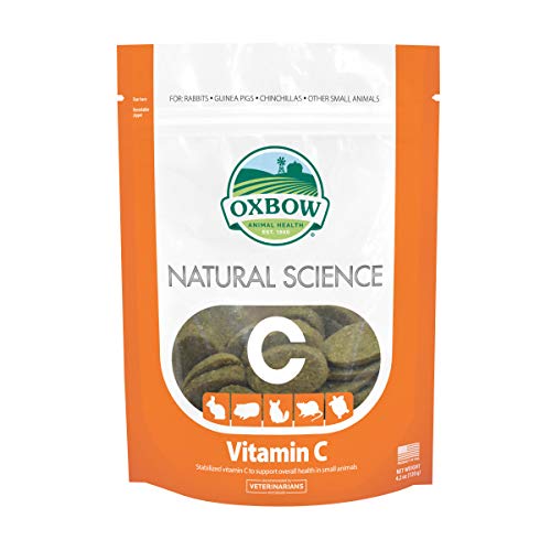 Oxbow Natural Science 60ct Vitamin C Supplement Little Animal Gerbil Hamster