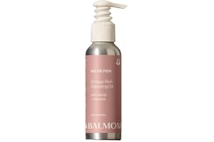 Balmonds Omega-Rich Cleansing Oil 125ml - 100% Natural Facial Cleanser & Hydrating Makeup Remover with Rosehip & Calendula Oils - Suitable for All Skin Types