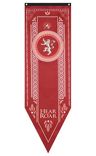 Preisvergleich Produktbild KeySmart GoT Banner 45x145cm Haus Lennister von Casterlystein