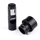 Ajuste de 1.25 pulgadas: puede caber en enfocadores o diagonales de 1.25 ", viene con adaptador extraíble de 2".