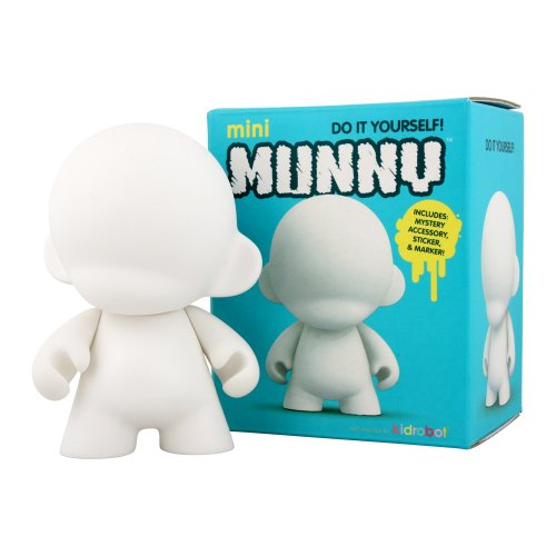 Mini Munny 4-inch DIY Figure White
