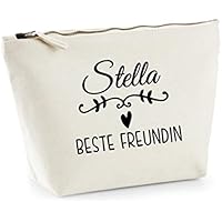 Geschenk fur die beste Freundin Lieblingsmensch- personalisierter Kosmetikbeutel