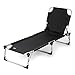 Produktbild Sekey Sonnenliege max. Belastung : 150 kg ,193 x 30 x 63 cm (B x H x T) schwarz
