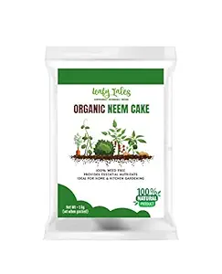 Leafy Tales Neem Cake Powder Organic Fertilizer and Pest Repellent for Plants | 1 KG