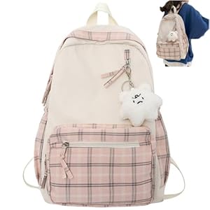 Mochila Kawaii con Colgante Bonita