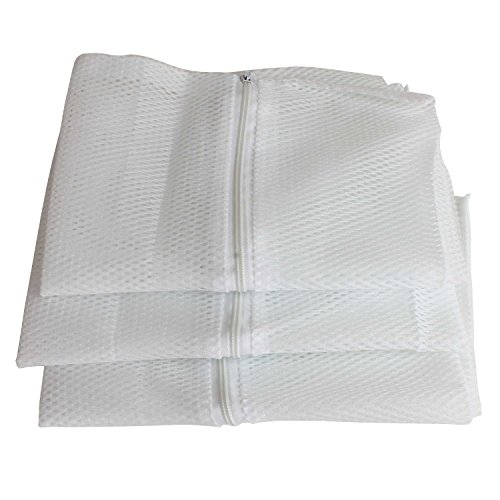 3er Set Wäschnetz für Feinwäsche und empfindliche Materialien, feinmaschig, Schuhbeutel Waschmaschine GP00583