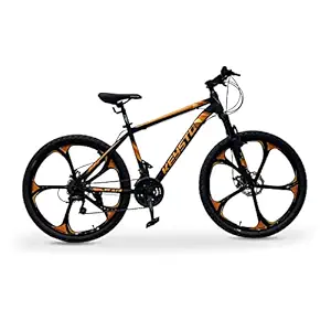 CYCLOSTAR KEYSTO MAG 007 Gear Mountain Lightweight Bicycle, 21 Speed Gears, Dual Disk Brakes & Front Suspension with Attractive Magwheel | Free Accessories | Age : 13+ Years