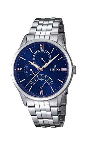 Festina Herren-Armbanduhr Analog Quarz Edelstahl F16822/3 Festina Herren-Armbanduhr Analog Quarz Edelstahl F16822/3