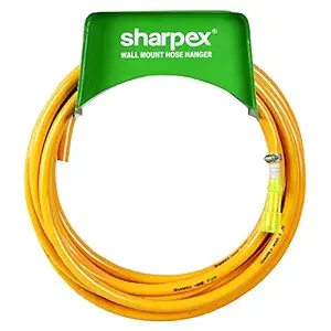 Sharpex Metal Wall Mount Hose Hanger, Green