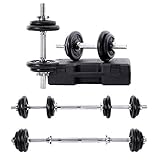 INKLUSIVE TRAGEKOFFER: Alle Komponenten sind in einem hochwertigen Koffer aus Polypropylen sortiert, sodass Sie die Kurzhanteln bequem ins Fitnessstudio, Büro und nach Hause tragen können