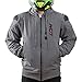 Produktbild LDM ExoFlex Kevlar Hoodie Wasserdichte Motorradjacke | Motorrad Softshelljacke mit Hoodie und Schutzpanzer | Winterjacke mit DuPontTM® Kevlar gefüttert
