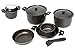 Produktbild Bo-Camp 2300482 Kochtopf-Set, Antihaftbeschichtung, 6-teilig, Schwarz