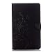 Produktbild Galaxy Tab A 10.1 Hülle, A-BEAUTY PU Leder Geprägt mit Schmetterling und Rosen-Muster Folding Magnetic Buch Fälle mit Kreditkarte für Samsung Galaxy Tab A 10.1 Zoll (SM-T580N SM-T585N) Table, Schwarz
