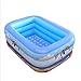 Produktbild TYUIO Baby Schwimmbad Aufblasbares Schwimmbad Langlebig (Größe: 150 * 105 * 55cm DREI Schichten) Tragbare Outdoor Indoor Kinderbecken Badewanne Kinderbecken Wasser Spielball Pool Grube