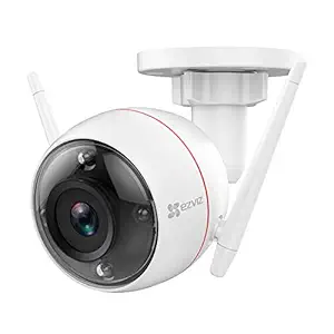 EZVIZ C3W Color Night Vision Wireless Outdoor Security Camera with 2 Way Talk lFull HD 1080pl Night Vision l lActive Defencel IP67 Dust & Water Protection l Supports Mirco SD Card Upto 256GB