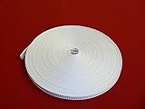 Rollladengurt Breite 23 mm x Länge 10 m in der Farbe weiß