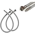 JAGGER JAG182 Heavy Stainless Steel Connection Pipe For Basin Mixer Connection Pipe For Wash Basin Hose Pipe (Silver, 24 Inch) (4)