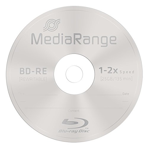 MediaRange MR501 – BD-RE Blu-ray Disc 25GB 2x Speed, wiederbeschreibbar, 10 Stück - 2