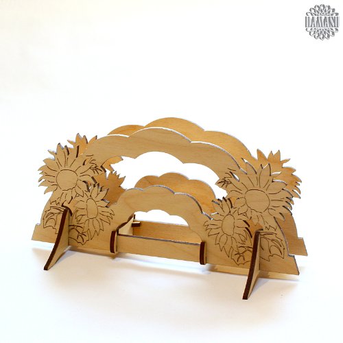 Preisvergleich Produktbild DAMASU BS_SH07, Bausatz-Deko, Serviettenhalter Sonnenblume