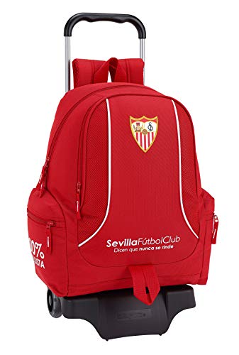 F.C; sevilla 611856313 2018 Mochila Escolar, 43 cm, Rojo