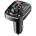 Produktbild Cocoda FM Transmitter Bluetooth 5.0 mit 1,3 Zoll Bildschirm, QC3.0 Ladegerät Auto mit Freisprecheinrichtung & 2 USB Anschlüssen, Bluetooth Adapter Auto , Unterstützt 64GB USB-Stick + TF-Karte