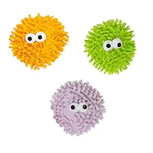 Barkbutler x Fofos Geek Ball, 3 Pcs | Bell Inside | US Grade Catnip | Super Soft Fabric