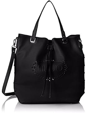 Liu Jo Damen Lucciola Basket Bag Schultertasche, 16 x 33 x 32 cm