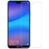 Elfia Huawei P20 Lite ile Uyumlu Ekran Koruyucu Temperli Cam Koruma Sert Maxi Şeffaf