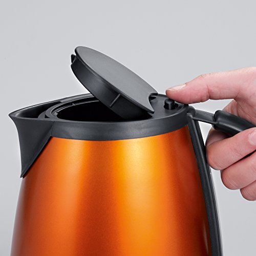 Severin WK 9736 Wassekocher, orange-metallic-schwarz - 6