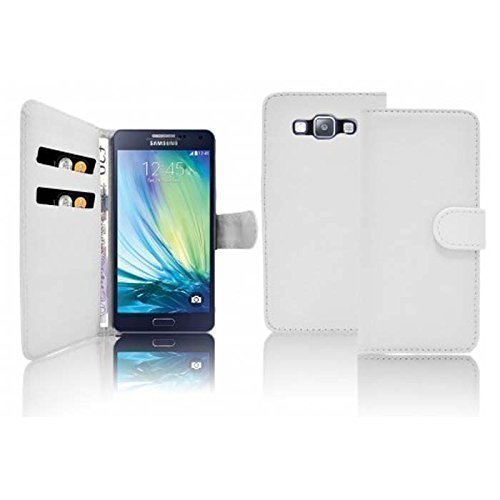 Preisvergleich Produktbild SAMSUNG GALAXY, A3, WEISS, KUNSTLEDER, INKL. DISPLAYSCHUTZFOLIE VON GADGET BOXX