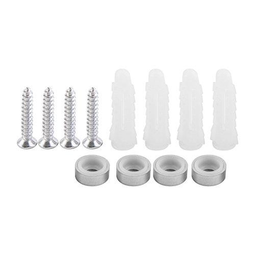 Yosoo Badzimmer 2 Etagen Duschablage mit Handtuch Haken aus Aluminium Duschregal Duschkörbe Eck-Badregal Eckregal ca. 31 x 21cm - 6