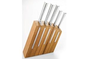 Pradel Jean Dubost 18516 Bloc Kimono Véritable + 5 Couteaux de Cusine Inox