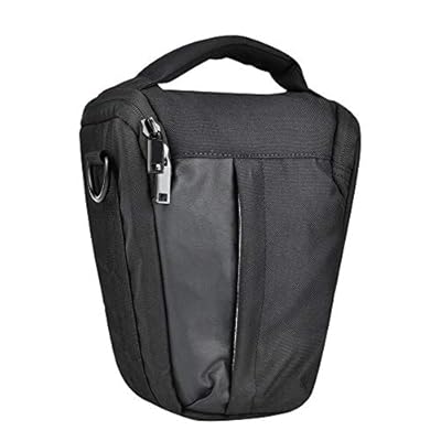 Camera Single Shoulder Triangle Bag  Waterproof Shock Absorption Camera Protective Travel Case for DSLR Camera L 