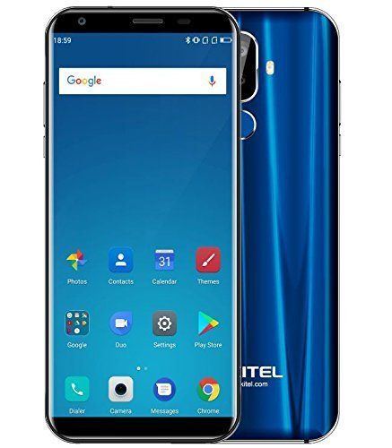Unlocked Smartphones 4G,OUKITEL K5 - 5.7 inch HD (18:9 ratio) Android 7.0 4G smartphone 2GB+16GB 4000mAh Battery Triple cameras (5MP+2MP+16MP) Blue