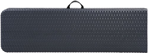 3-teilig KROLLMANN Biertischgarnitur aus Rattan in Grau bestehend aus 1 Biertisch und 2 Bierbänke, klappbar Party Garnitur - 9