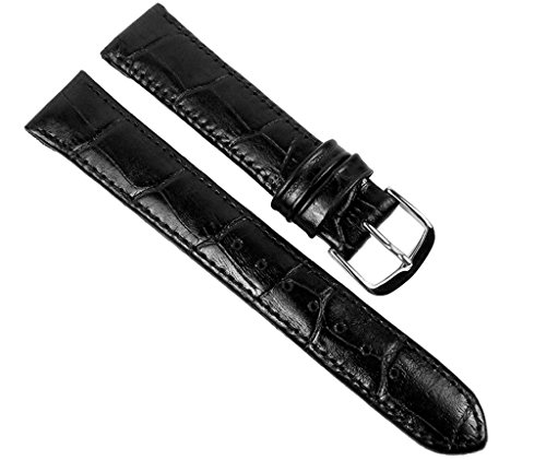 Birkenstock Louisiana Basic Ersatzband Uhrenarmband Kalbsleder schwarz 20378, Stegbreite:22mm Birkenstock Louisiana Basic Ersatzband Uhrenarmband Kalbsleder schwarz 20378, Stegbreite:22mm