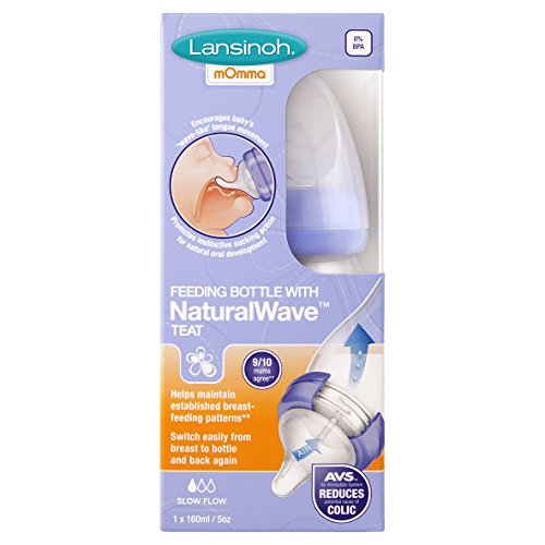 Lansinoh mOmma Fläschchen mit NaturalWave-Sauger, 160 ml - 3