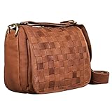 Kleine Schultertasche aus geflochtenem Rinds-Leder - unsere Empfehlung zum Shoppen, Ausgehen oder Feiern | passend zu jedem Outfit - sowohl zur legeren Jeans als auch zum eleganten Abendkleid