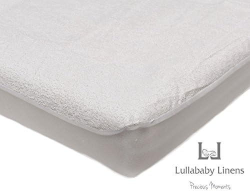 Lullababy Linens Crib Waterproof Terry Towelling Mattress Protector 100% Cotton