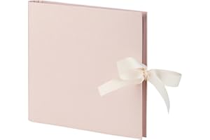 ‎RÖSSLER PAPIER Rössler Papier 13161170006 - Fotoringbuch mit Schleife, 230 x 210 mm, 2 Ringen, 50 Seiten, Powder, 1 Stück