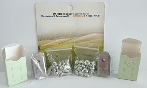 SBS® Ersatzklingen für GARDENA ® Mähroboter R40Li R70Li - 2