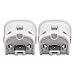 Price comparison product image Maliralt Wii Motion Plus Adapter - 2 Pack,DP19 External Motion Plus Sensor Accelerator Adapter for Nintendo Wii/Wii U Remote Controller - Black, 2pcs