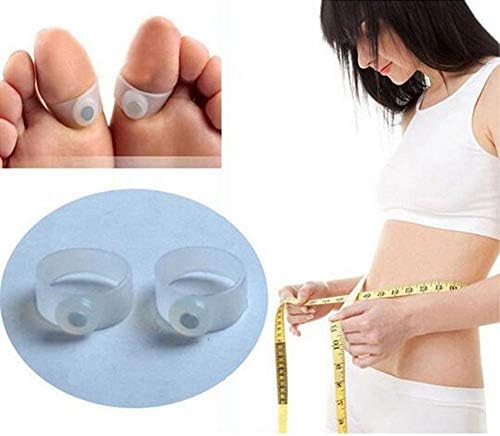 Foot Massagers, Magnetic Toe Ring,Weight Loss Soft Slimming Silicone Toe Ring Reduce Fat On Body Magnetic Foot Massage, Increase Metabolism 10 Pieces