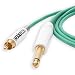 Produktbild Evolution Cords 3502-LAPP.EWK.Silicone.GN.-NP2XB.WT_EVO RCA-Tattoo Kabel, Grün