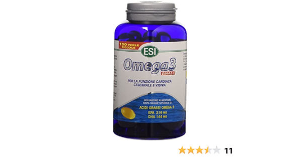 ESI Omega 3 Small 120 perle : Amazon.it: Salute e cura della persona