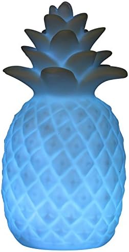Pineapple Shape Design Multi Color Changing LED Bedroom Bedside Table Tropical Lamp with Batteries Included